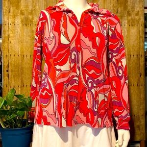 NWTS Boohoo 70s style blouse
